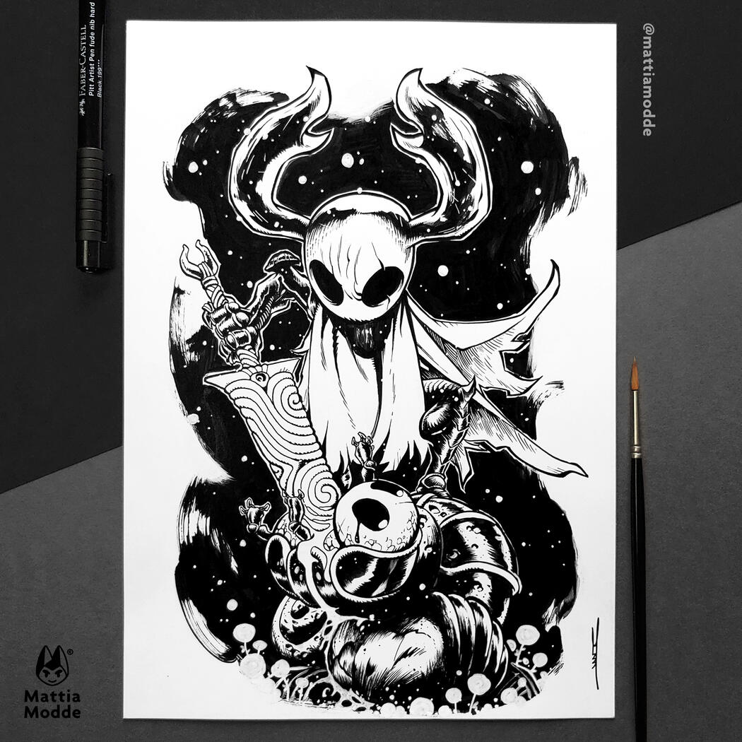 Full body / B&W / 2 characters